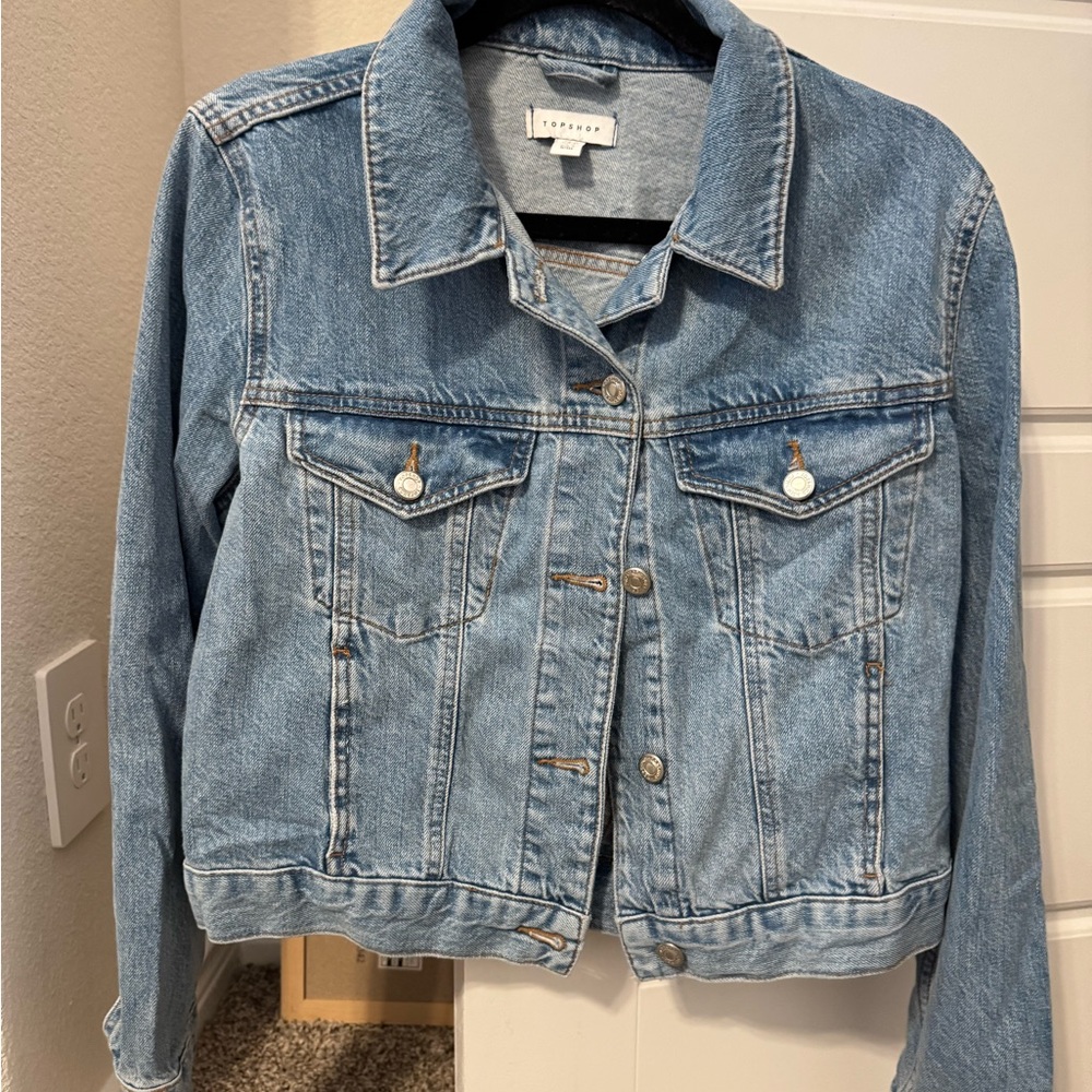 Topshop Light Blue Jean Jacket
